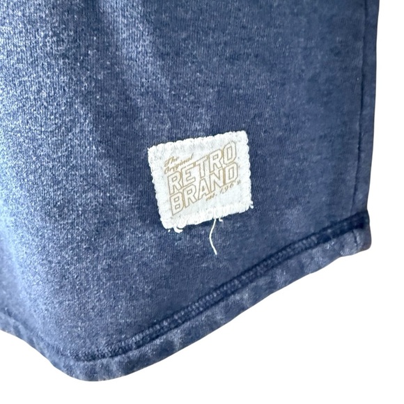 Retro Brand Notre Dame Fighting Irish Funnel Neck Hoodie Sweatshirt Large USA - Picture 4 of 7